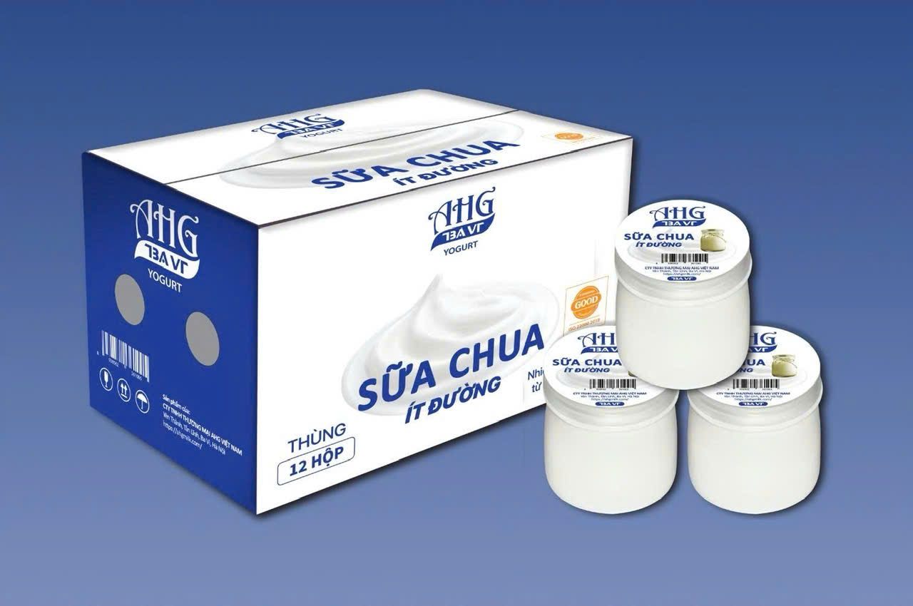 SỮA CHUA AHG ÍT ĐƯỜNG – Thanh mát mỗi ngày, tốt cho hệ tiêu hóa