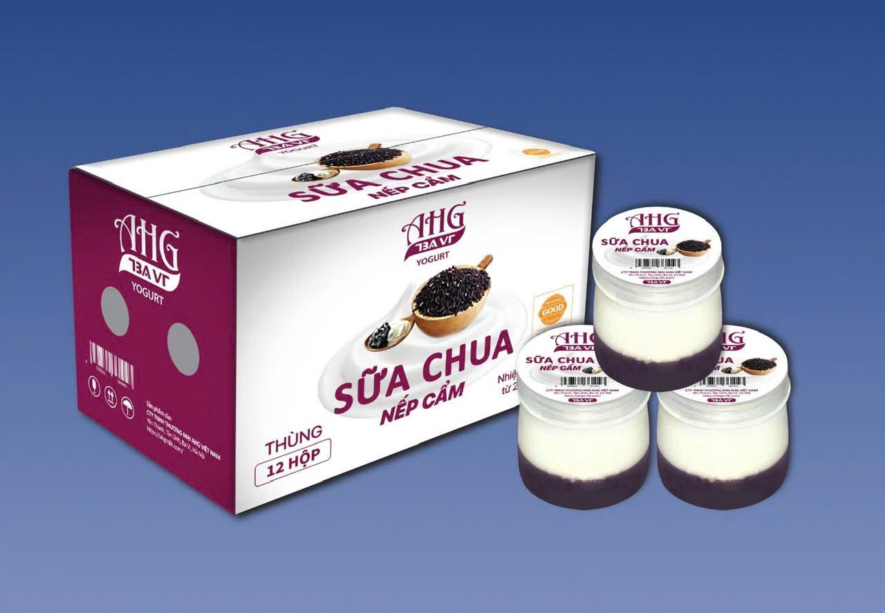 SỮA CHUA AHG NẾP CẨM– Thanh mát mỗi ngày, tốt cho hệ tiêu hóa