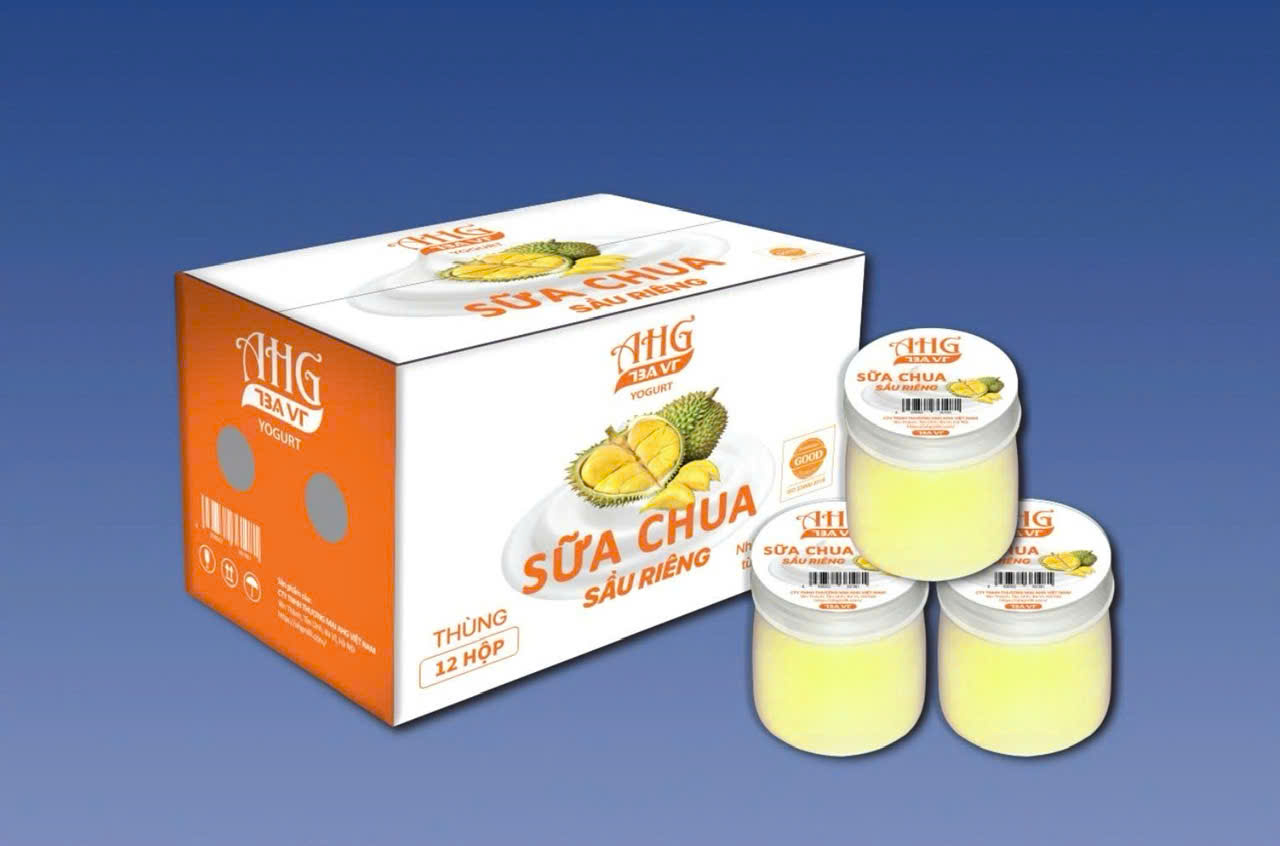 SỮA CHUA AHG SẦU RIÊNG – Thanh mát mỗi ngày, tốt cho hệ tiêu hóa
