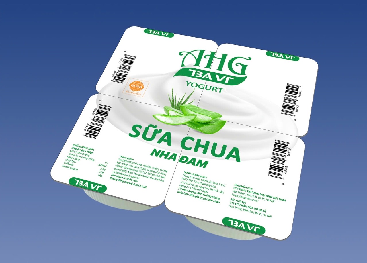 SỮA CHUA AHG NHA ĐAM – Thanh mát mỗi ngày, tốt cho hệ tiêu hóa