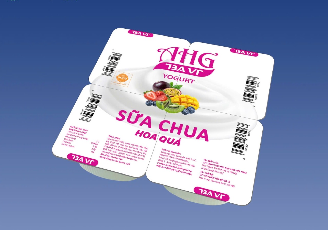 SỮA CHUA AHG HOA QUẢ – Thanh mát mỗi ngày, tốt cho hệ tiêu hóa