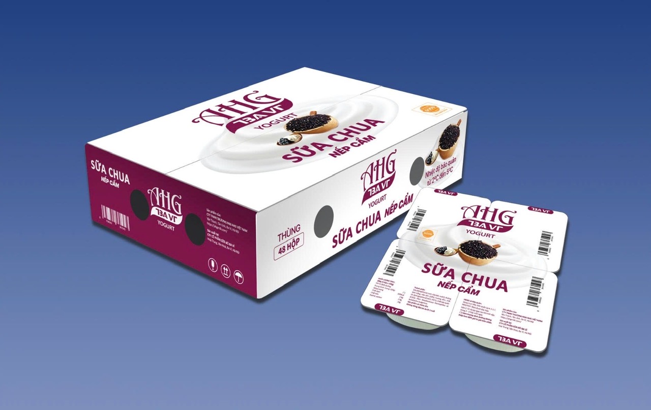 SỮA CHUA AHG NẾP CẨM– Thanh mát mỗi ngày, tốt cho hệ tiêu hóa